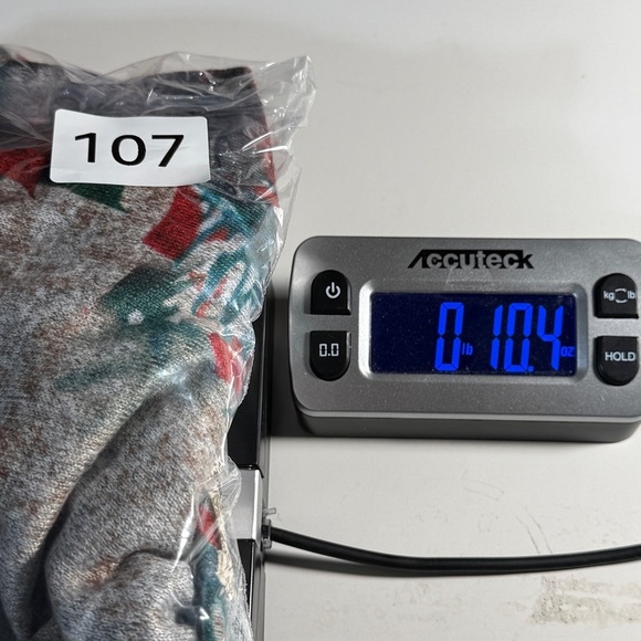 One World NWT Poinsettia Holiday Asymmetrical Top 2X Rhinestone Floral Christmas - Picture 14 of 14